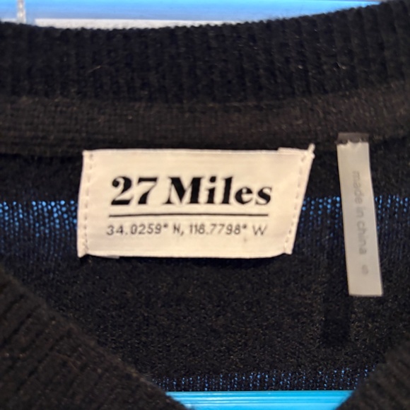 27 miles Malibu cashmere crew neck size S - Picture 3 of 3